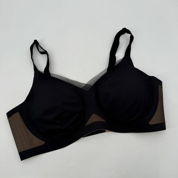 Honeylove black mesh CrossOver Bra - Picture 6 of 8